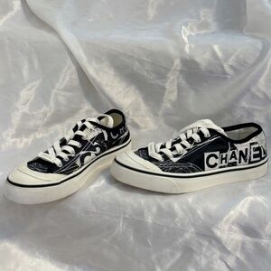 Chanel Logo Sneakers
